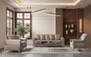 Sandra Coffee Velvet Sofa 88" & Loveseat 64"