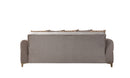 Sandra Coffee Velvet Sofa 88" & Loveseat 64"