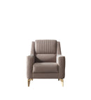Sandra Coffee Velvet Sofa 88" & Loveseat 64"