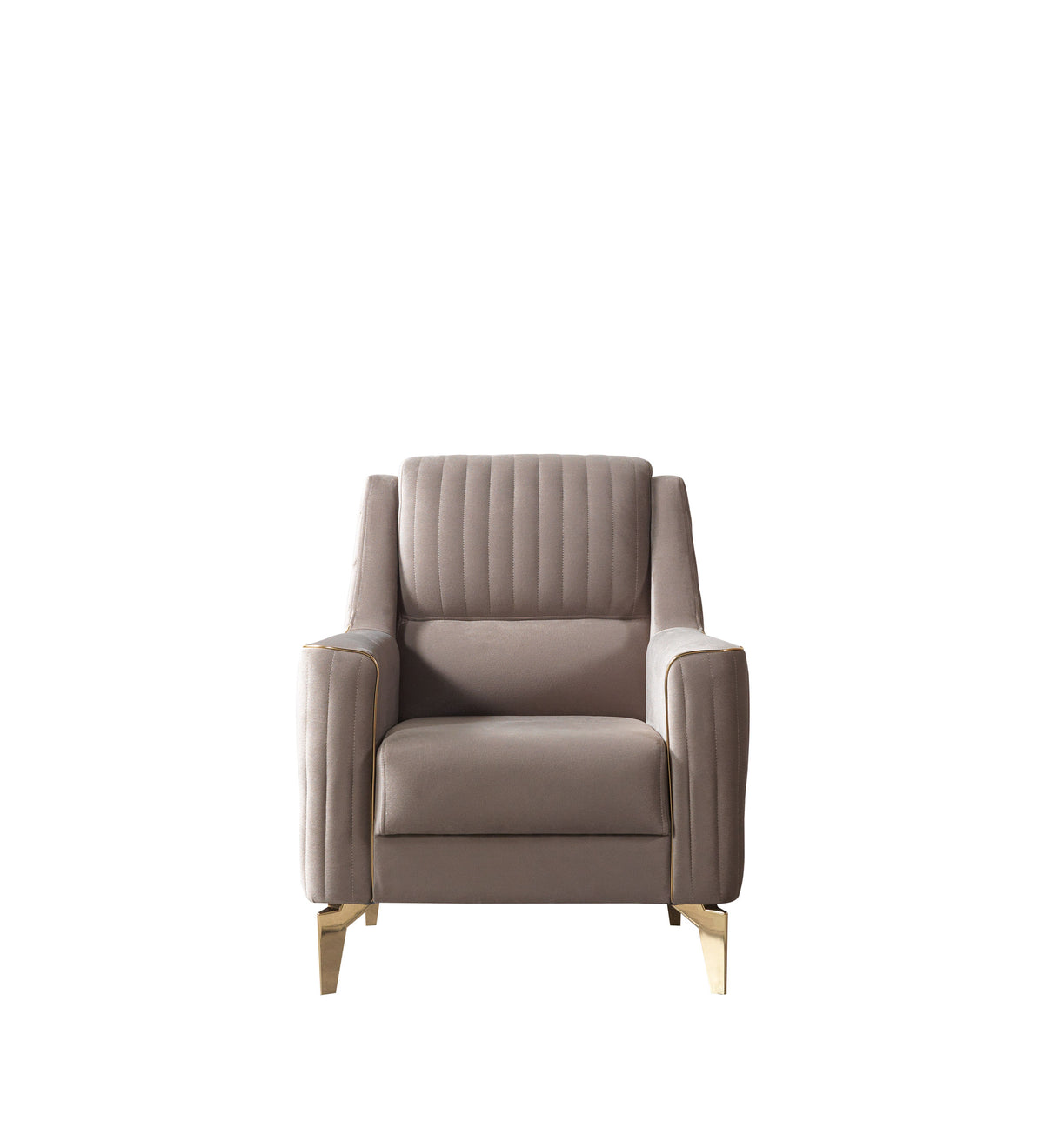 Sandra Coffee Velvet Chair