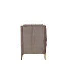 Sandra Coffee Velvet Chair