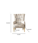 Florence Ivory Velvet Chair