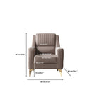 Sandra Coffee Velvet Sofa 88" & Loveseat 64"