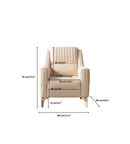 Sandra Ivory Velvet Chair