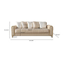 Sandra Ivory Velvet Sofa 88" & Loveseat 64"