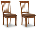 Berringer 2-Piece Dining Room Chair in Rustic Brown - PKG000067