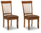 Berringer 2-Piece Dining Room Chair in Rustic Brown - PKG000067
