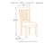 Berringer 2-Piece Dining Room Chair in Rustic Brown - PKG000067