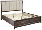 Brueban Brown King/California King Storage Footboard - B497-56S