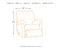 Darcy Cobblestone Recliner - 7500525