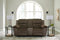 Dorman Chocolate Reclining Loveseat with Console - 9460894