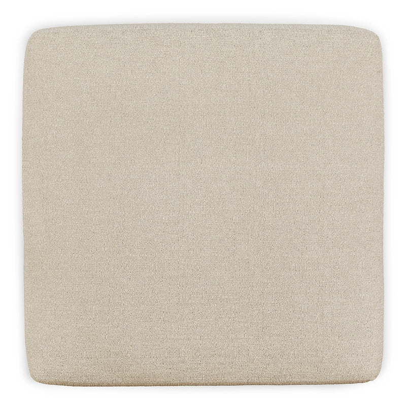 Edenfield Linen Oversized Accent Ottoman - 2900408
