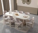 Helena Ivory 9-Piece Dining Set