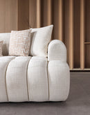 Yulia Ivory Boucle Sofa & Loveseat