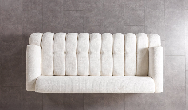 Yulia Ivory Boucle Sofa & Loveseat