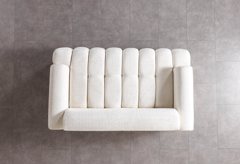 Yulia Ivory Boucle Sofa & Loveseat