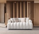 Yulia Ivory Boucle Sofa & Loveseat