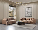 Yulia Coffee Boucle Sofa & Loveseat