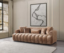 Yulia Coffee Boucle Sofa & Loveseat
