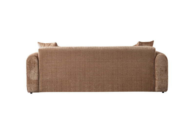 Yulia Coffee Boucle Sofa & Loveseat