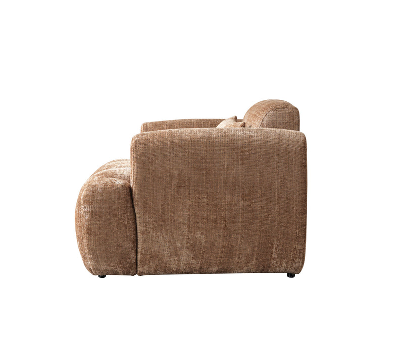 Yulia Coffee Boucle Sofa & Loveseat