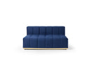 Elisha Navy Velvet Double Chaise 140" Sectional[ETA: 12/15]