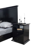 Erika Black 4 pc Queen Bedroom Set