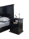 Erika Black 4 pc Queen Bedroom Set