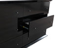 Erika Black 4 pc Queen Bedroom Set
