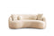 Bonita Ivory Boucle Loveseat