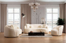 Bonita Ivory Boucle Loveseat