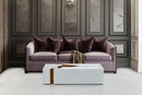 Dream Glass WhiteGold 3-Piece Coffee Table