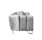 Santana Silver Velvet Sofa
