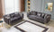 Santana Smoke Velvet Sofa 89" & Loveseat 69"