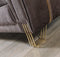 Santana Smoke Velvet Sofa 89" & Loveseat 69"