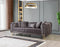 Santana Smoke Velvet Sofa 89" & Loveseat 69"