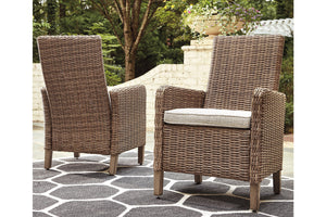 Beachcroft Beige Arm Chair with Cushion, Set of 2 - P791-601A - Nova Furniture
