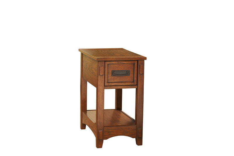 Breegin Brown Chairside End Table - T007-319 - Nova Furniture