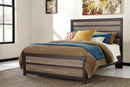 Harlinton Warm Gray/Charcoal Queen Panel Footboard - B325-54 - Nova Furniture