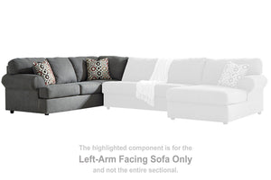 Jayceon Steel Left-Arm Facing Sofa - 6490266 - Nova Furniture