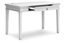 Kanwyn Whitewash Home Office Small Leg Desk - H777-10 - Nova Furniture