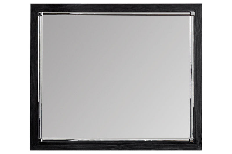 Kaydell Black Bedroom Mirror (Mirror Only) - B1420-36 - Nova Furniture