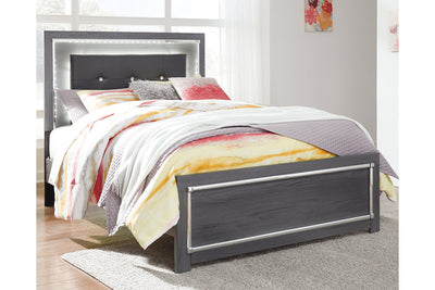 Lodanna Gray Queen Panel Bed - Nova Furniture