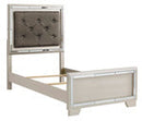 Lonnix Gray Twin Upholstered Panel Headboard - B410-53 - Nova Furniture