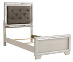 Lonnix Gray Twin Upholstered Panel Headboard - B410-53 - Nova Furniture