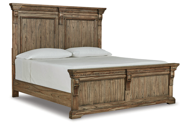 Markenburg Brown Queen Panel Bed - SET | B770-54 | B770-57 | B770-96 - Nova Furniture