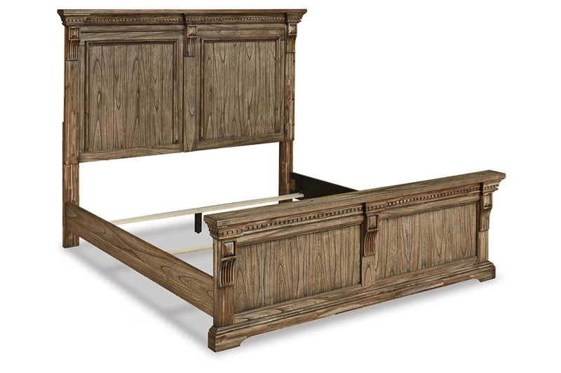 Markenburg Brown Queen Panel Bed - SET | B770-54 | B770-57 | B770-96 - Nova Furniture