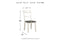Nelling Two-tone Dining Chair, Set of 2 - D287-01 - Nova Furniture