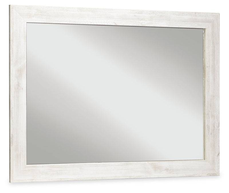 Paxberry Whitewash Bedroom Mirror (Mirror Only) - B181-36 - Nova Furniture