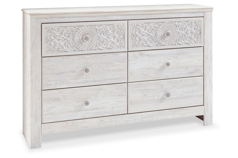 Paxberry Whitewash Dresser - B181-31 - Nova Furniture